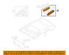 Xr844520 Lamp 03-08 Oem Jaguar -type Interior-roof-courtesy Left