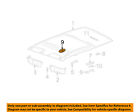22688910 Lamp Assembly Light-dome Saturn Gm Ls1-dome Oem 2000
