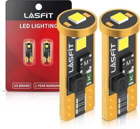 Lx001-t10 Lasfit Lx001-t10/194w 194 Led Bulb For License Plate White Bright T10 Pack Of 2