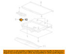 5018023aa Lens Chrysler Interior-rear-cargo Lamp Oem