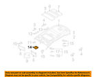 928101d000ru Light-map Kia Rondo-map Lamp Assembly 07-10 Oem