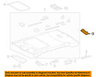 8136006060a0 Light-reading Assembly Toyota Camry-map Oem 12-14 Lmp