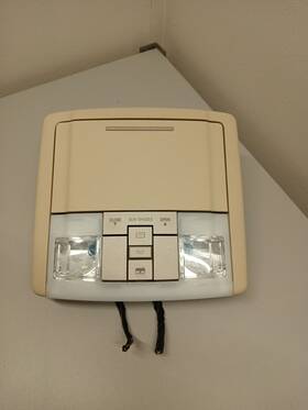 7a13-78519a58 Lincoln 2007 2008 Mkx Roof Overhead Console Dome Map Light Oem