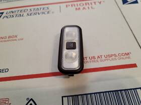 Ha1a-13k767-aa3zhe Lincoln 2016-2018 Mkx Rear Upper Roof Dome Light Map Lamp Brown Ha1a-13k76-a 7l9