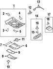 4l09471406ps Map Genuine Audi Lamp Oem