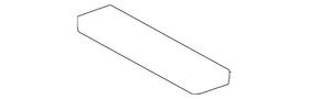 Bhn9-51-311 Mazda Genuine Dome Lamp Lens