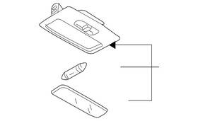 L206-51-310-77 Mazda Genuine Dome Lamp
