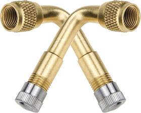 Mel-mvse-90 Mellbree 2-pack Tire Valve Extension 90 Degree Schrader Metallic