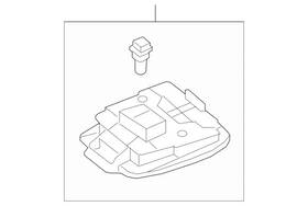 000-900-88-15-1b88 Mercedes-benz Genuine Reading Light