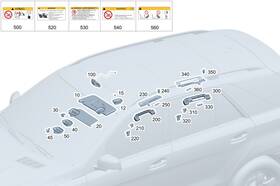 000-906-78-07 Mercedes-benz Genuine Interior Lamp