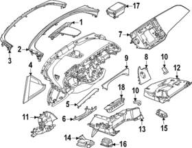 000-906-83-12 Mercedes-benz Genuine Interior Lamp
