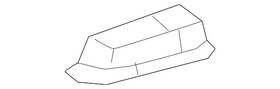 000-906-97-04-8t92 Mercedes-benz Genuine Courtesy Lamp