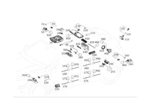 003-545-16-83 Mercedes-benz Genuine Pushbutton Cap
