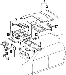 140-820-25-66 Mercedes-benz Genuine Lens