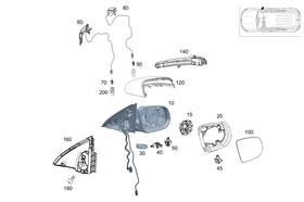 Mercedes-benz 167-906-92-03 Genuine Mercedes-benz Projector
