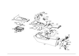 177-906-27-06-64 Mercedes-benz Genuine Interior Lamp