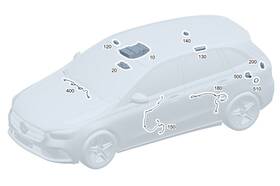 177-906-98-05-64 Mercedes-benz Genuine Interior Lamp 177-906-98-05-64 Mercedes-benz Genuine Interior Lamp