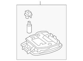 204-820-19-23-64-8n96 Mercedes-benz Genuine Interior Lamp