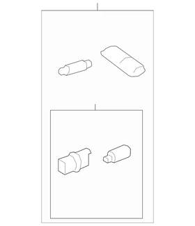 Mercedes-benz 204-820-49-01-7e94 Genuine Mercedes-benz Interior Lamp