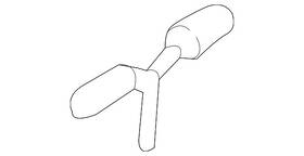 205-825-16-10 Mercedes-benz Genuine Interior Lamp