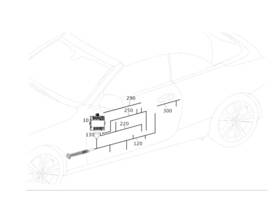 205-906-50-06-64 Mercedes-benz Genuine Ambient Lamp