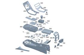 206-825-78-00 Mercedes-benz Genuine Light Guide