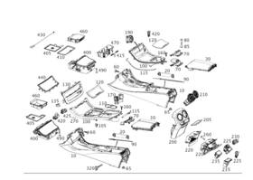 213-825-00-00 Mercedes-benz Genuine Light Guide