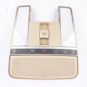 216-870-57-26-8q22 Mercedes-benz 2007-2013 S550 Overhead Dome Light Sunroof Control Beige Oem