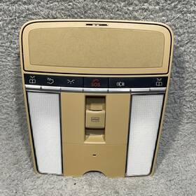 2214422323 Mercedes-benz 07-09 W221 S550 S600 Overhead Dome Light Sunroof Control Brown Oem