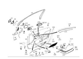 222-825-12-10-64 Mercedes-benz Genuine Light Guide