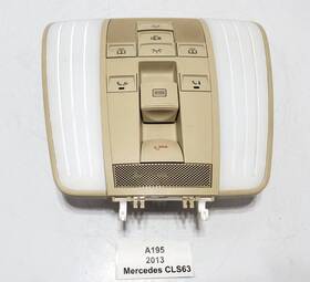 A2129001709 Mercedes-benz 2011-2018 Oem W218 Cls63 Amg Overhead Dome Light Lamp Beige