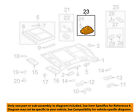 20490020049051 Mercedes-benz Assembly Lamp Oem Mercedes Light-map 12-14 C300-map