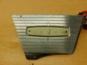 64mb-45417a00-b Mercury Marine Rh Rear Sail Panel / Dome Light Roof Post Trim 1964 65 66 64mm1-1c7