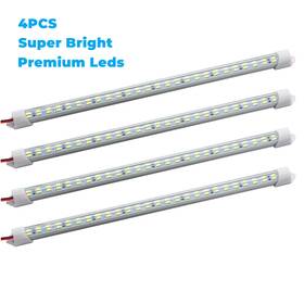 Mic-08-024-1 Mictuning 4pcs 12v Led Interior Light Bar Super Bright Strip Lights With Switch Mic-08-024-1 Mictuning 4pcs 12v Led Interior Light Bar Super Bright Strip Lights With Switch