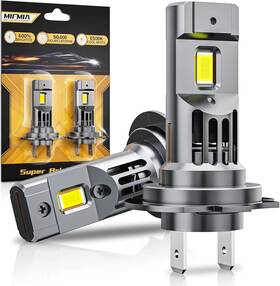 M6-h7-mfd-241012-yun Mifmia 2x H7 Led Bulb 34000lm 800% Brighter 1 Size No Adapter Required