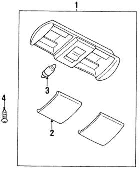 Mb529126 Mitsubishi Genuine Lens