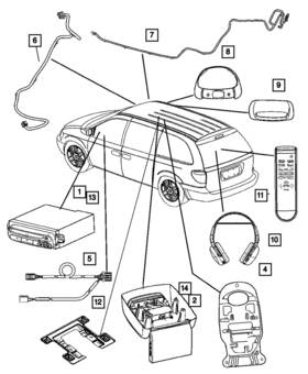 0xq451d1aa Mopar Genuine Overhead Console Bezel Xq451d1aa