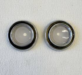 2822184 Mopar 1967-69 Barracuda Fast Back Dome Light Lenses And Bezels Formula S 68 Hemi 440 340