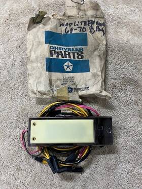2926015 Mopar Nos Map Lamp And Ign.switch With Time Delay Pkg. 68-69 Belvedere Coronet