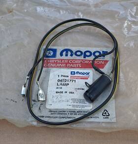 4221771 Mopar 1986 Plymouth Dodge Chrysler Nos Tilt Wheel Ignition Switch Lamp