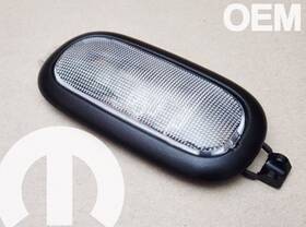 5jg551daab Mopar 2004-2024 Chrysler Dodge Jeep Ram Dome Lamp Courtesy Light Black Oe Oem