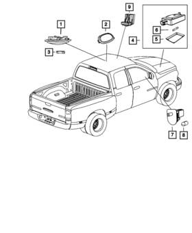 68154165aa Mopar Genuine Led Lamp