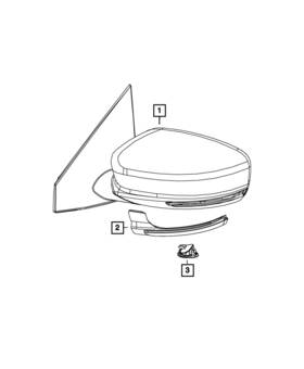 68188642aa Mopar Genuine Auxiliary Lamp Right