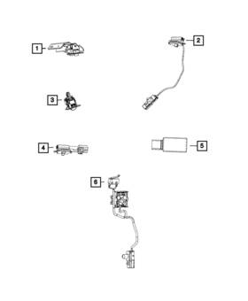 68297939ac Mopar Genuine Door Handle Lamp