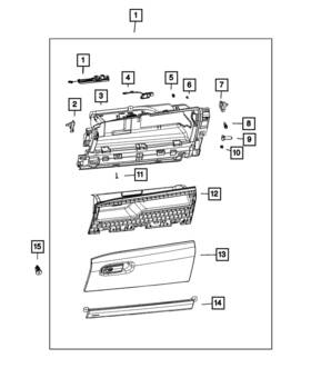 68415354ab Mopar Genuine Glove Box Lamp