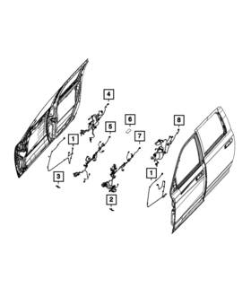 68606267ab Mopar Genuine Jumper Wiring Left