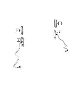 68618373aa Mopar Genuine Lift-gate Lamp Left