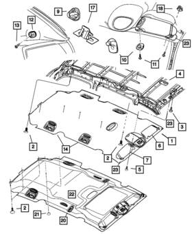 Sh75tl2aa Mopar Genuine Grab Handle Left