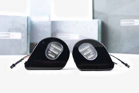 Lf73806 Morimoto Lighting For Xb Mirror Puddle Lights Dodge Ram 10-19 / Pair
