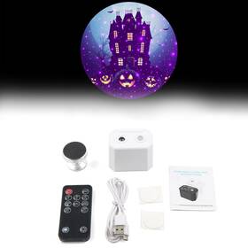Moto Hij 532616524996 Car Roof Halloween Atmosphere Lights Projector Light Interior Decorative White Moto Hij 532616524996 Car Roof Halloween Atmosphere Lights Projector Light Interior Decorative White